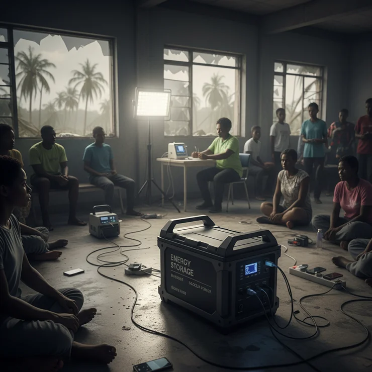 energy-storage-battery-jamaica-hurricane-recovery