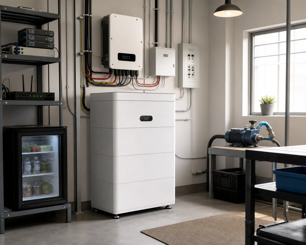 30kWh LiFePO4 battery load sizing