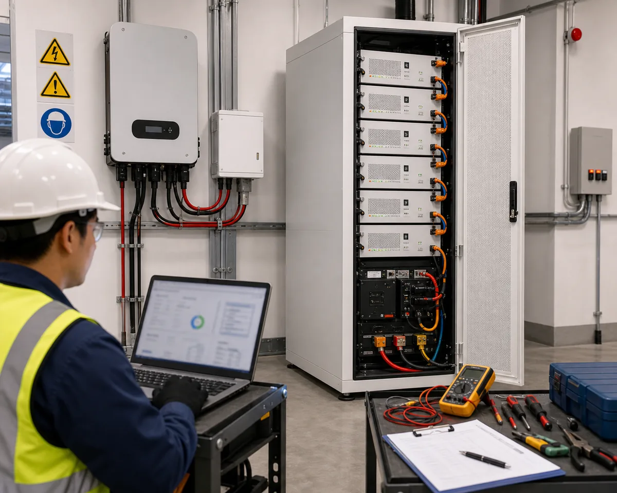 C&I battery energy storage commissioning checklist