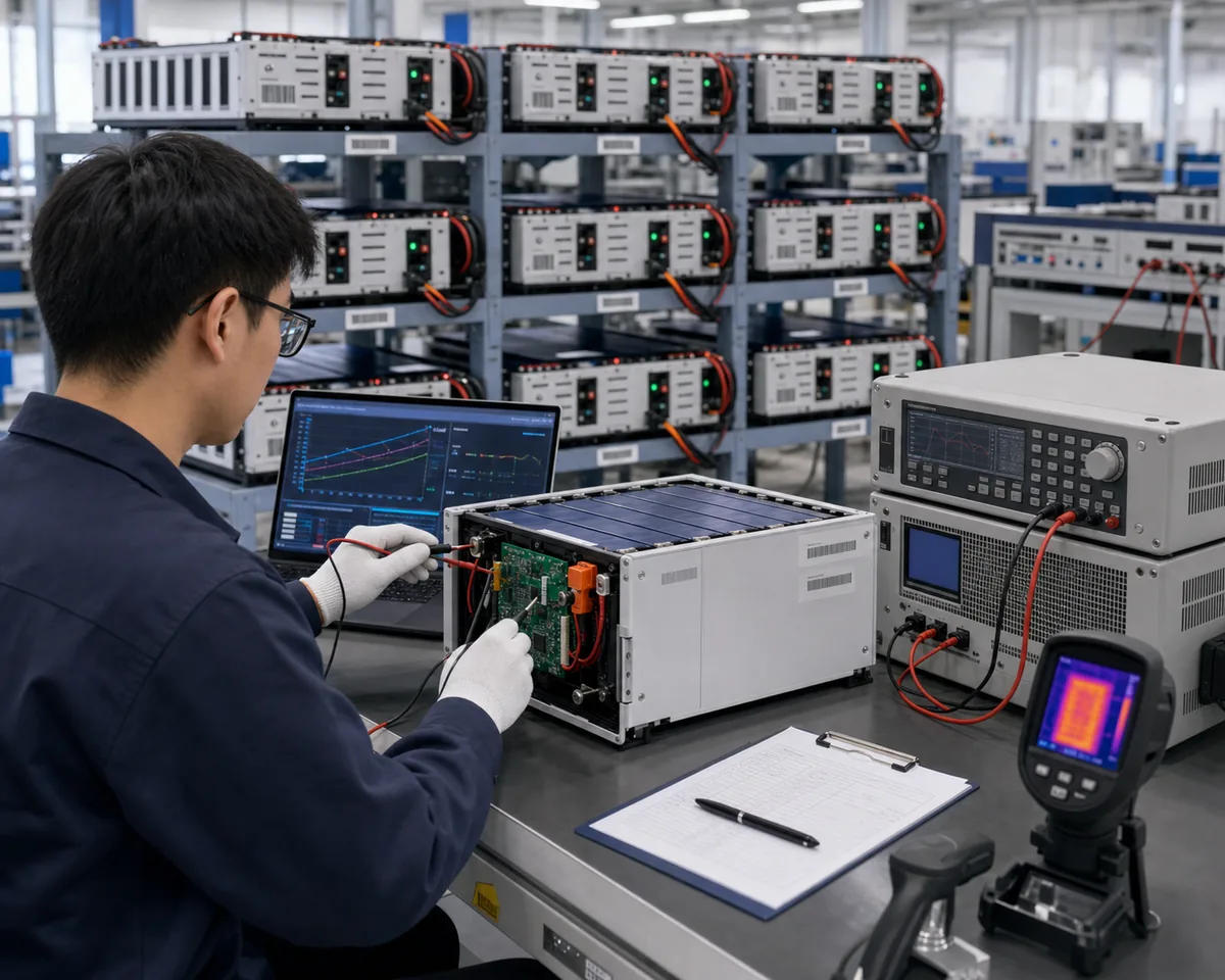 LiFePO4 battery factory acceptance test checklist for OEM buyers