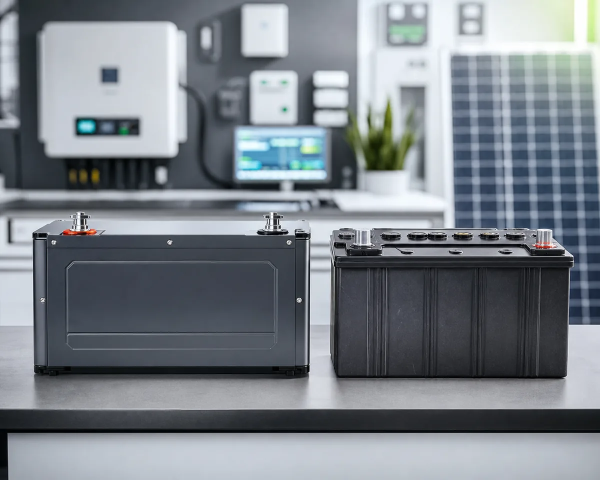 LiFePO4 vs Lead-Acid Solar Storage