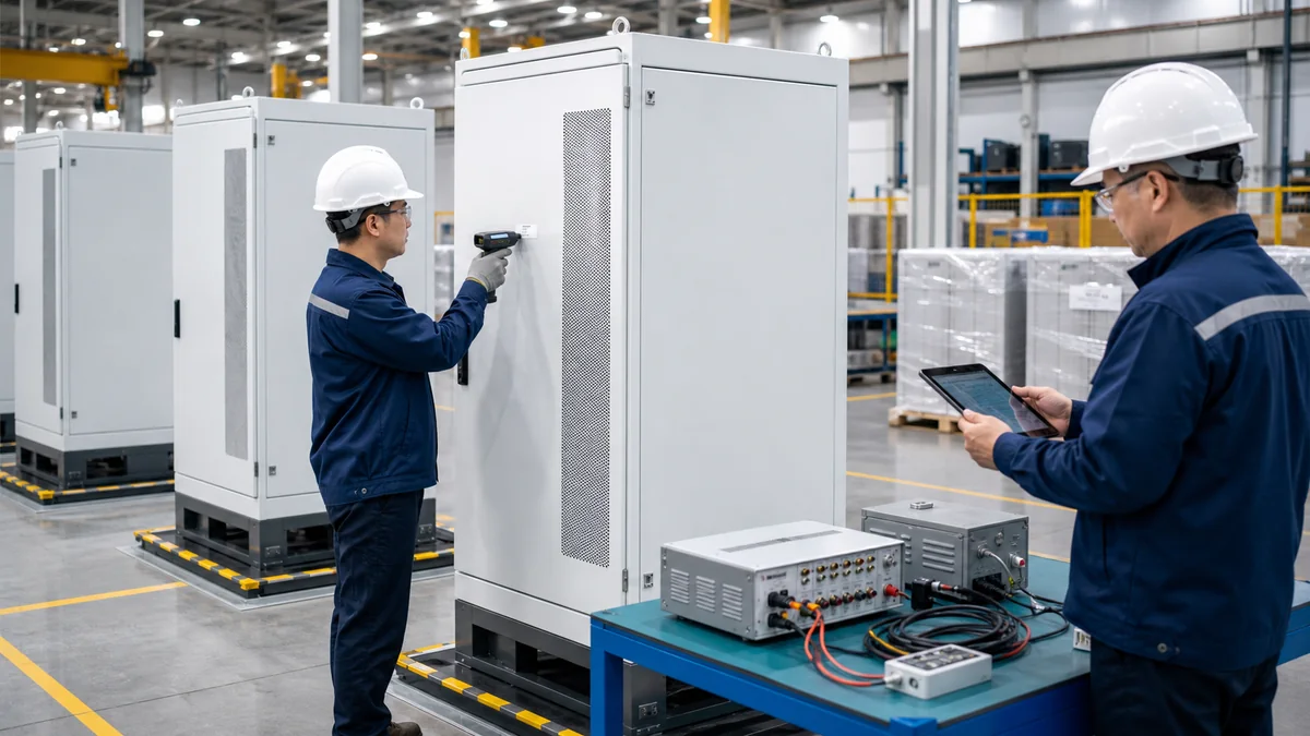 C&I ESS Manufacturing Quality Plan and ITP
