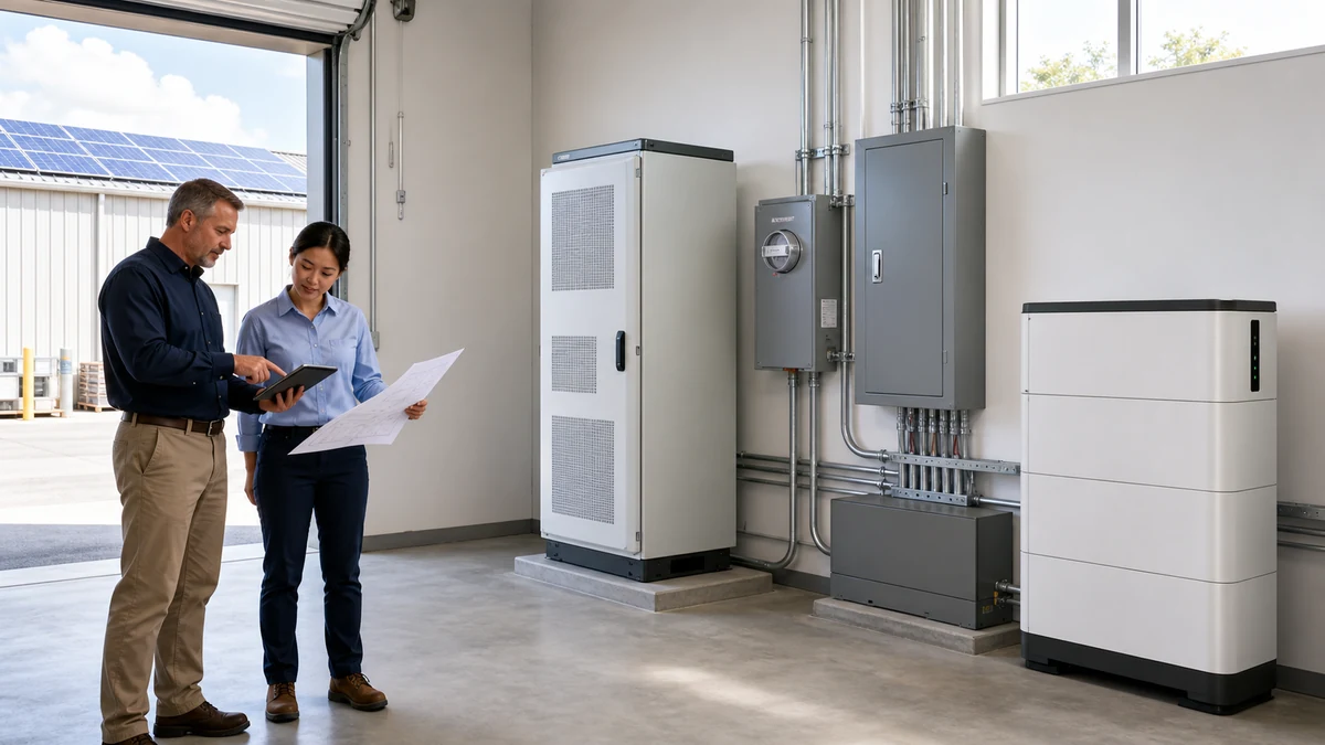 Small Commercial and Industrial Energy Storage System Checklist